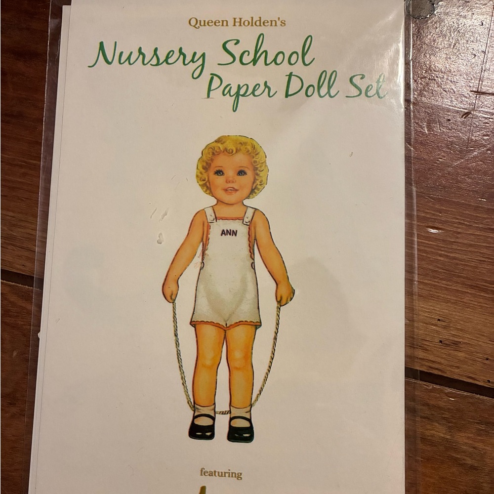 Vintage Nursery School Paper Doll Set